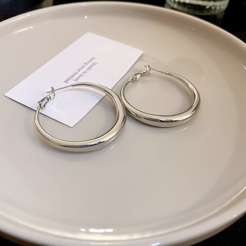 Women's Simple Geometric Niche Minimalist Design Cold Earrings