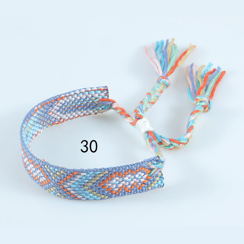 Style Woven Colorful Tassel Lucky Friendship Bracelets