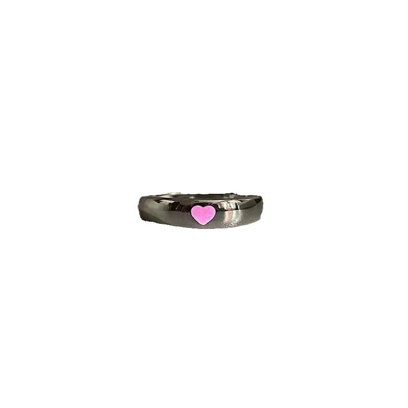 Love Luminous Adjustable Mouth One Pair Of Lovers Rings