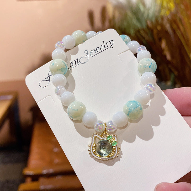 Women's High-grade Gourd Beaded Light Luxury Korean Style Girlfriends Bracelets