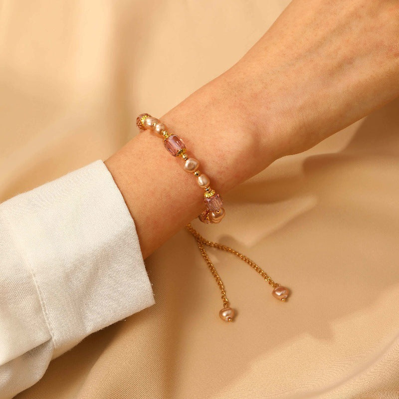 Retro Simulation Colored Gems Diamond Fashion Bracelets