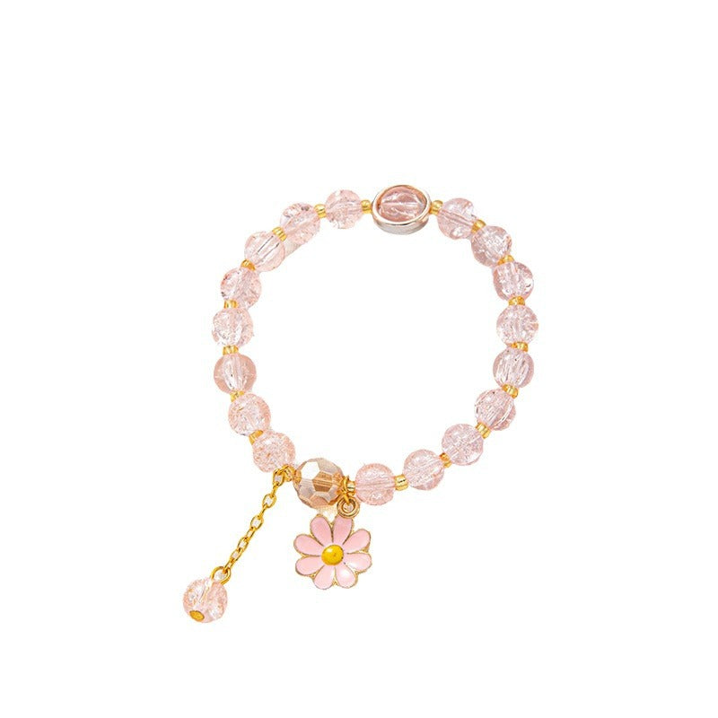 Fresh Hot Flower Crystal Daisy Sweet Bracelets