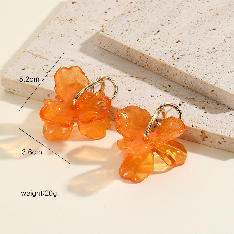 Women's Fashion Handmade Butterfly Shape Multicolor Earrings