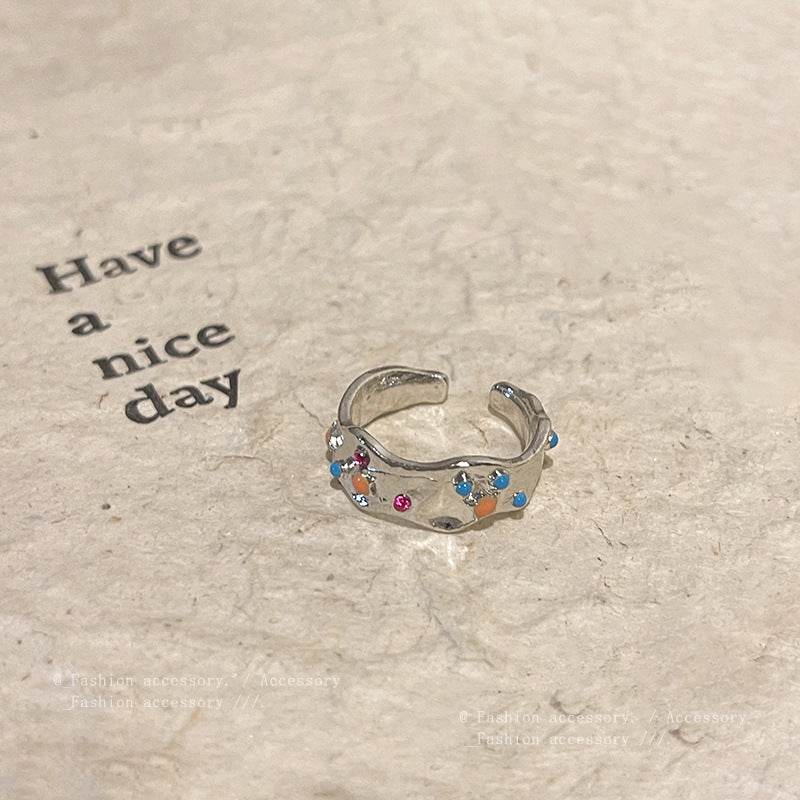 Niche Design Female Temperament Wild Personality Rings