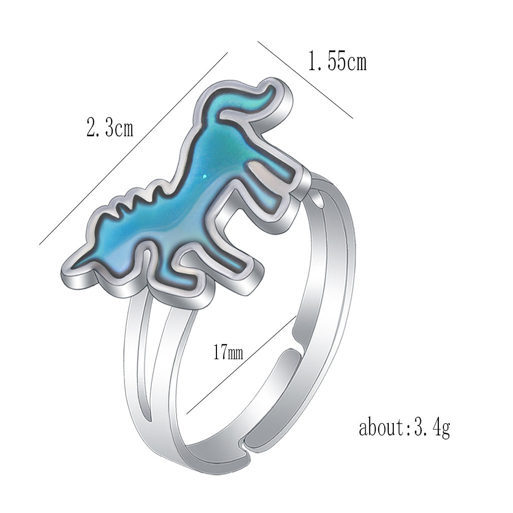 Fashion Personality Boys Polar Bear Mood Rings