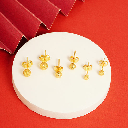 Flower Personality Minimalist Design Light Luxury Earrings