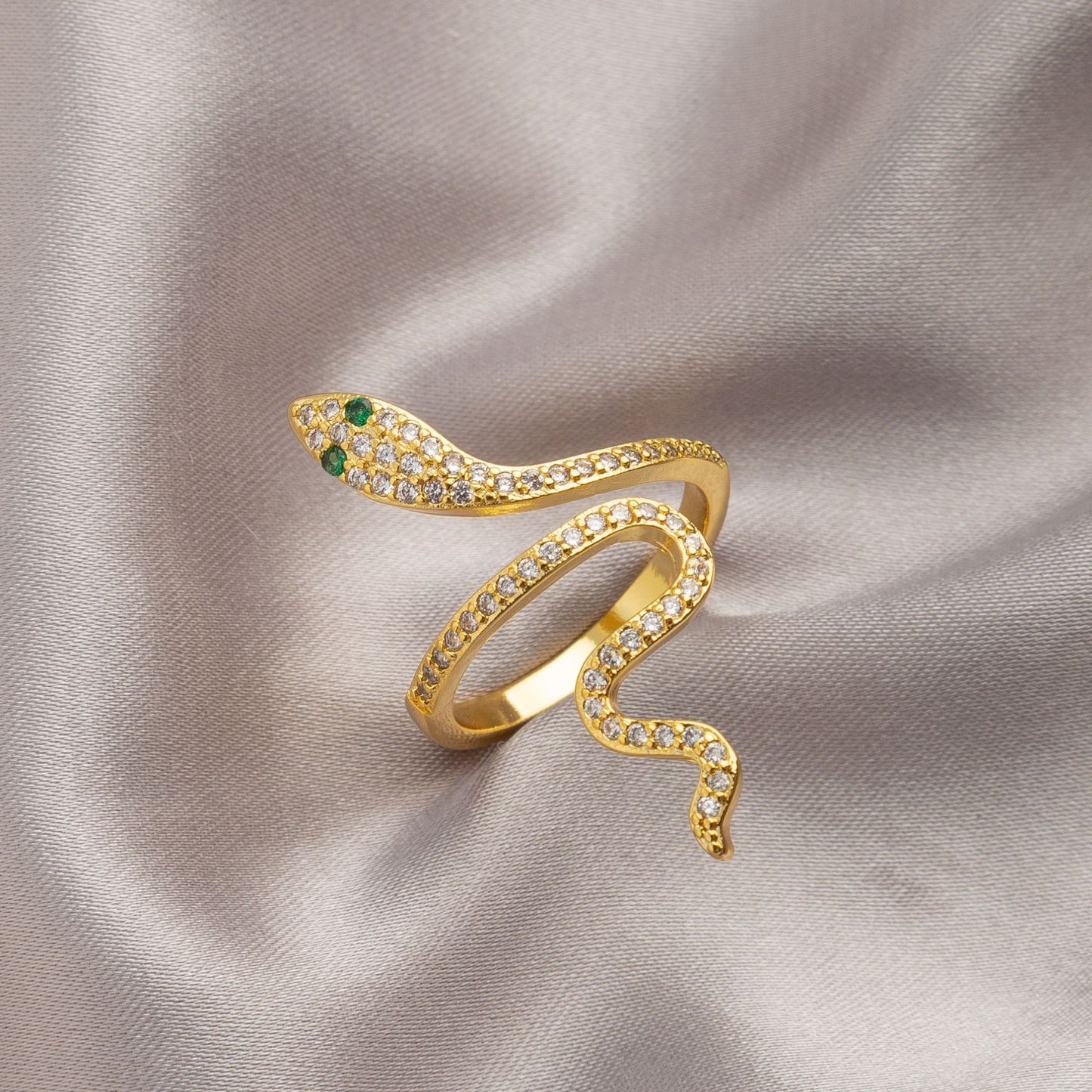 Snake Female Design High Sense Personalized Index Rings