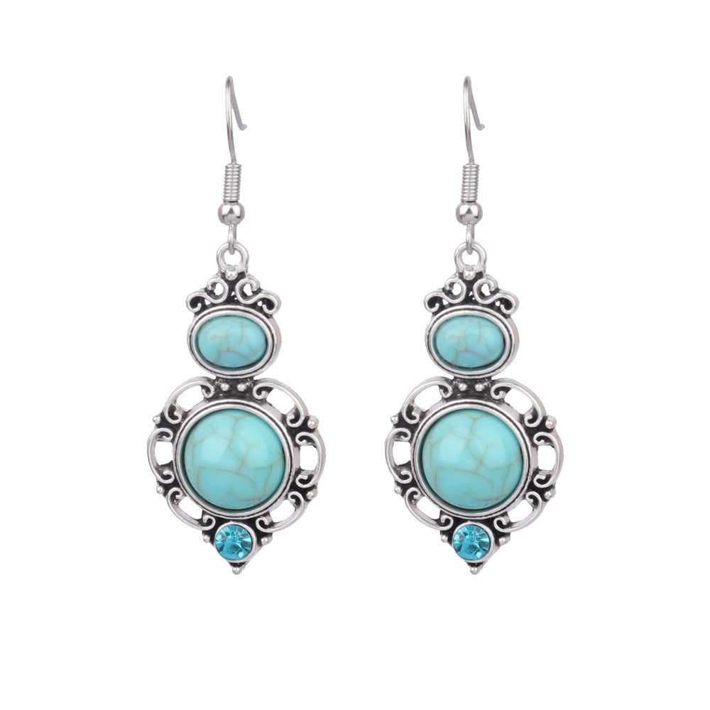 Vacation Style Popular Alloy Geometric Female Earrings