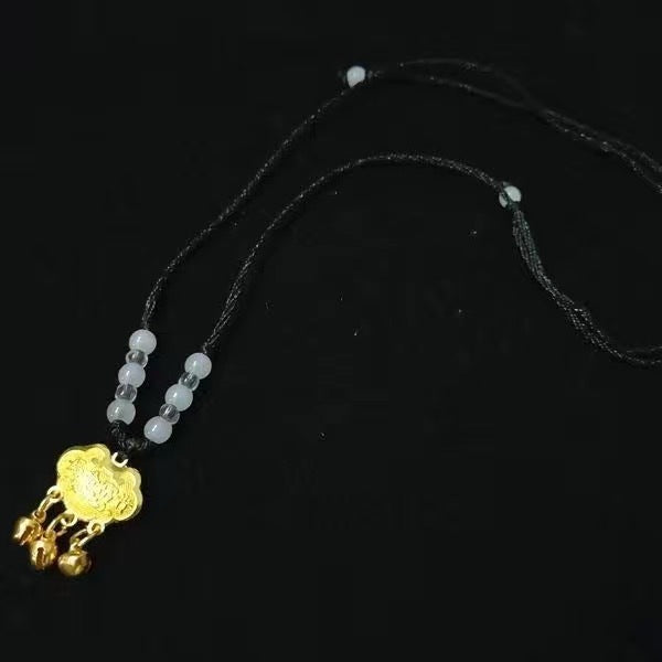 Longevity Lock Female Safe Trip Sier Necklaces