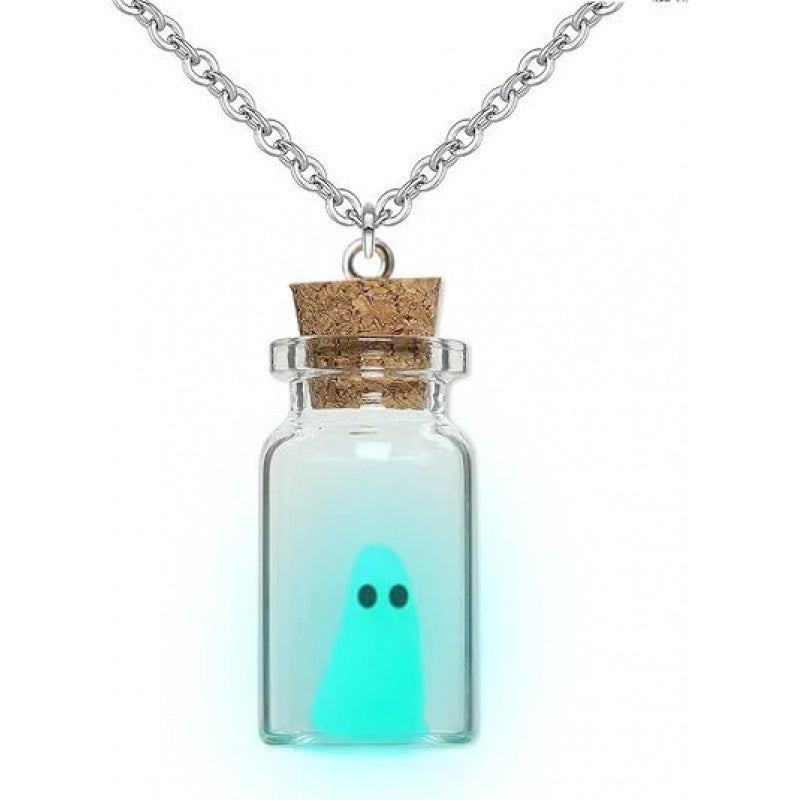 Stereo Luminous Ghost Pumpkin Corn Sugar Earrings