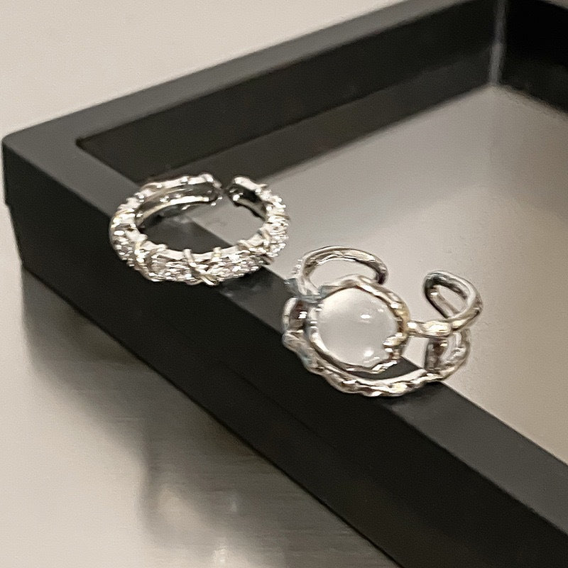 Moonstone Female Advanced Ga Open Simple Index Rings