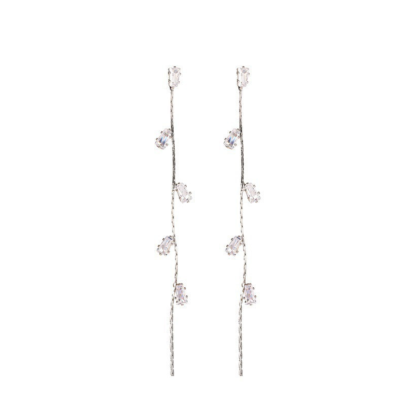 Long Fringe Female Fashion Personality Chain Earrings