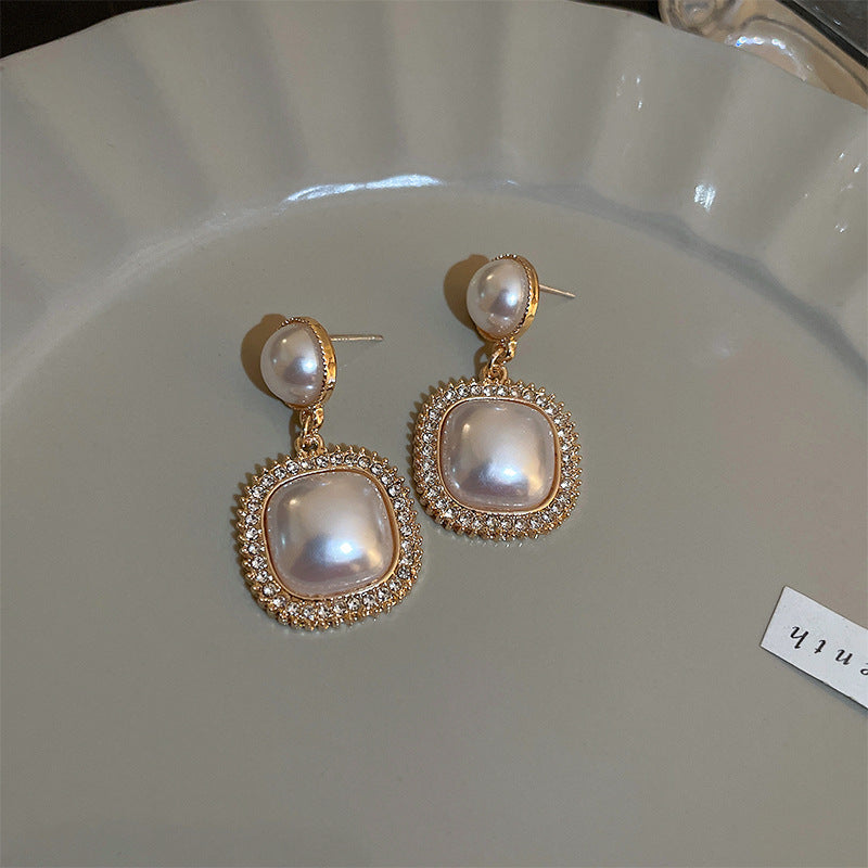 Luxury Mermaid Pearl Fashion High Sense Earrings