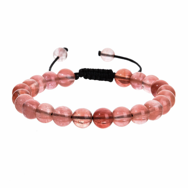 Ornament Hand-woven Amethyst Woven Geometric Agate Bracelets