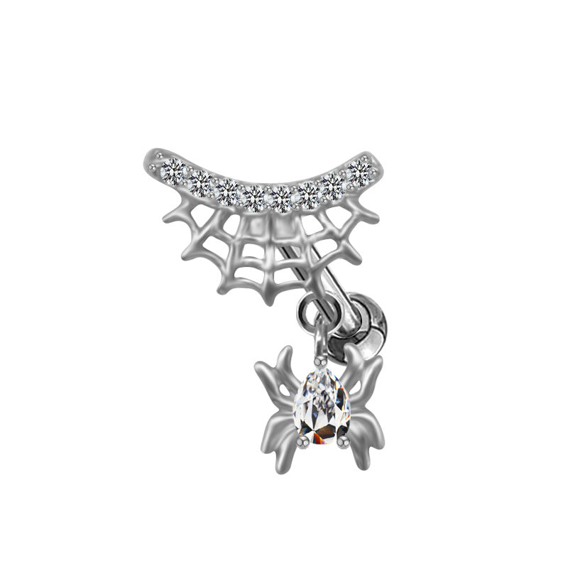 Butterfly Ear Bone Bow Heart Wings Earrings