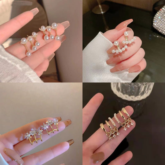 Women's Fashionable Design Elegant Generous High-grade Light Earrings