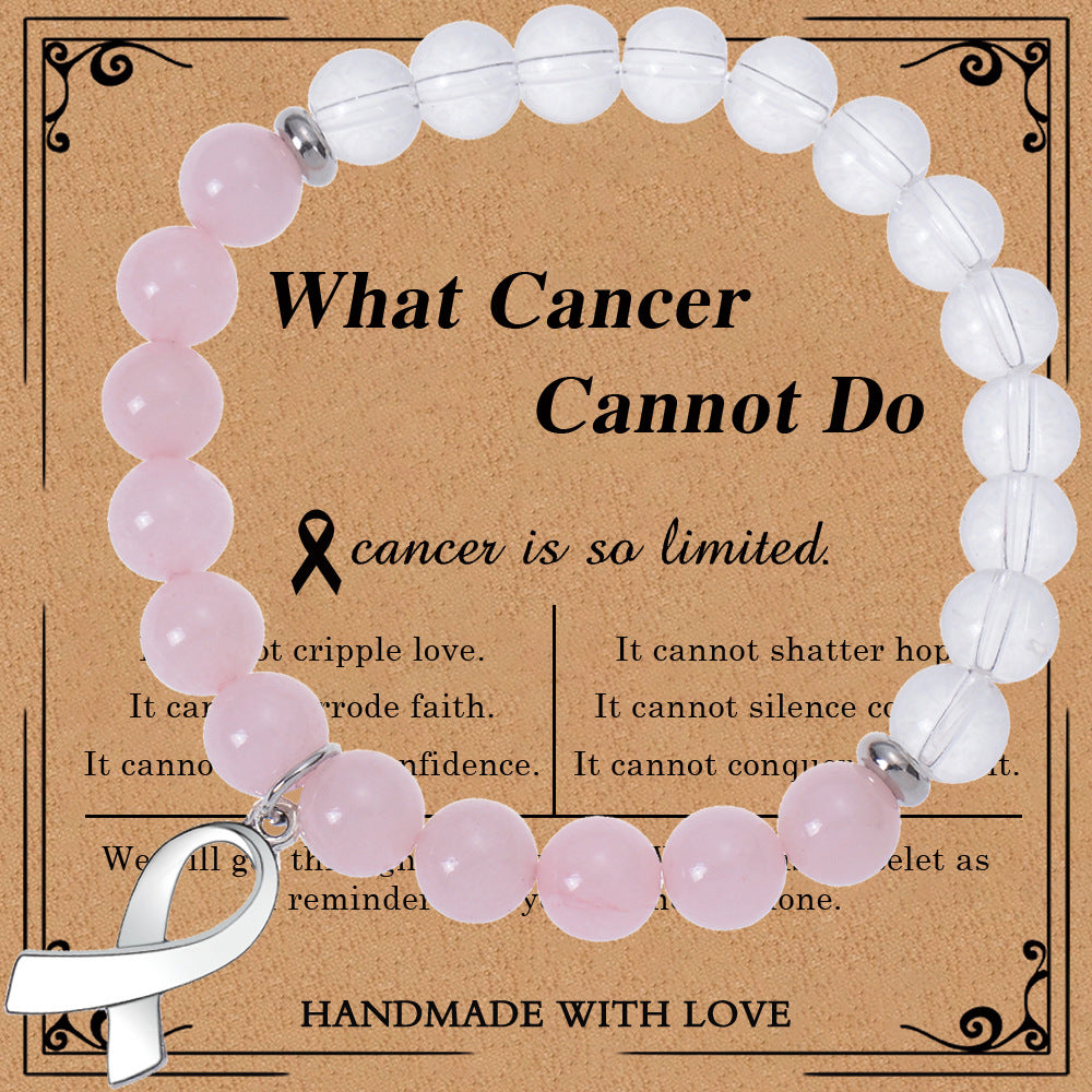 Classy Pink Crystal Rhodochrosite Ribbon Bow Bracelets