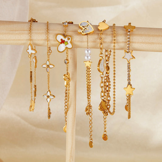 Women's Simple High-grade Titanium Steel Light Luxury Minority Bracelets