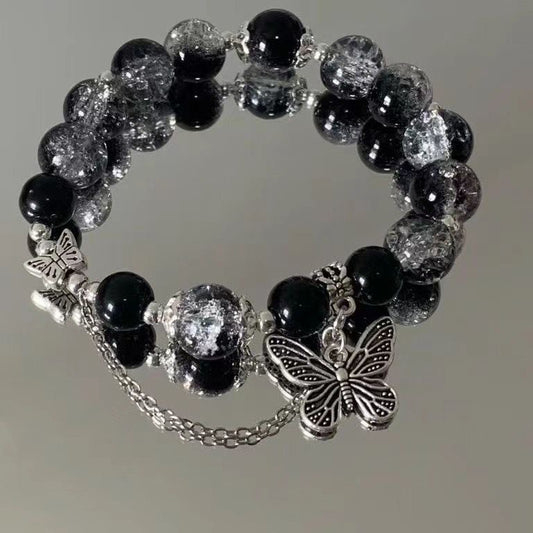 Gradient Hot Flower Beaded Trendy Simple Bracelets