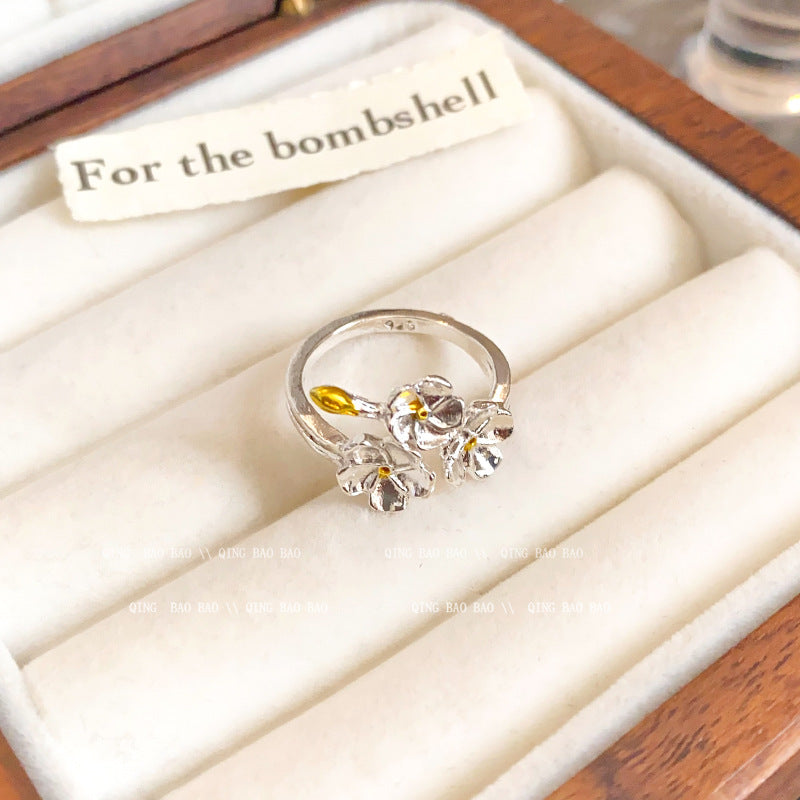 Niche Design Female Temperament Wild Personality Rings