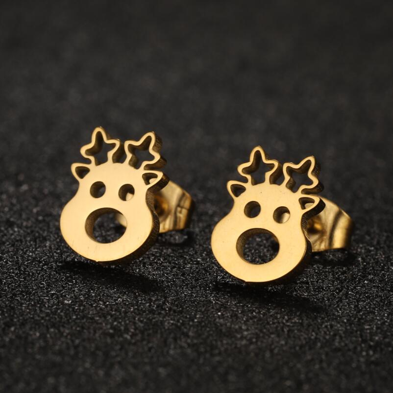 Cute Animal Female Creative Cartoon Pattern Earrings