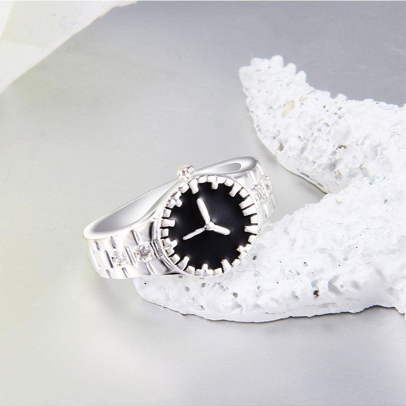 Men's Creative Fashion Watch Decorative Female Thailand Sier Couple Rings