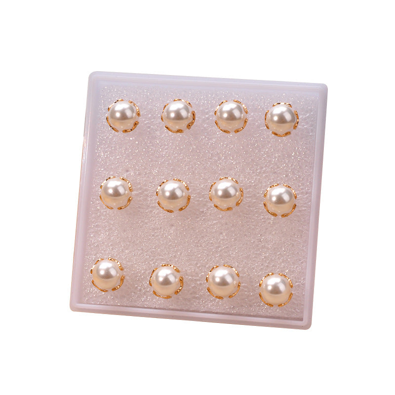 Women's Steel Needle Pearl High-grade Australian White Earrings