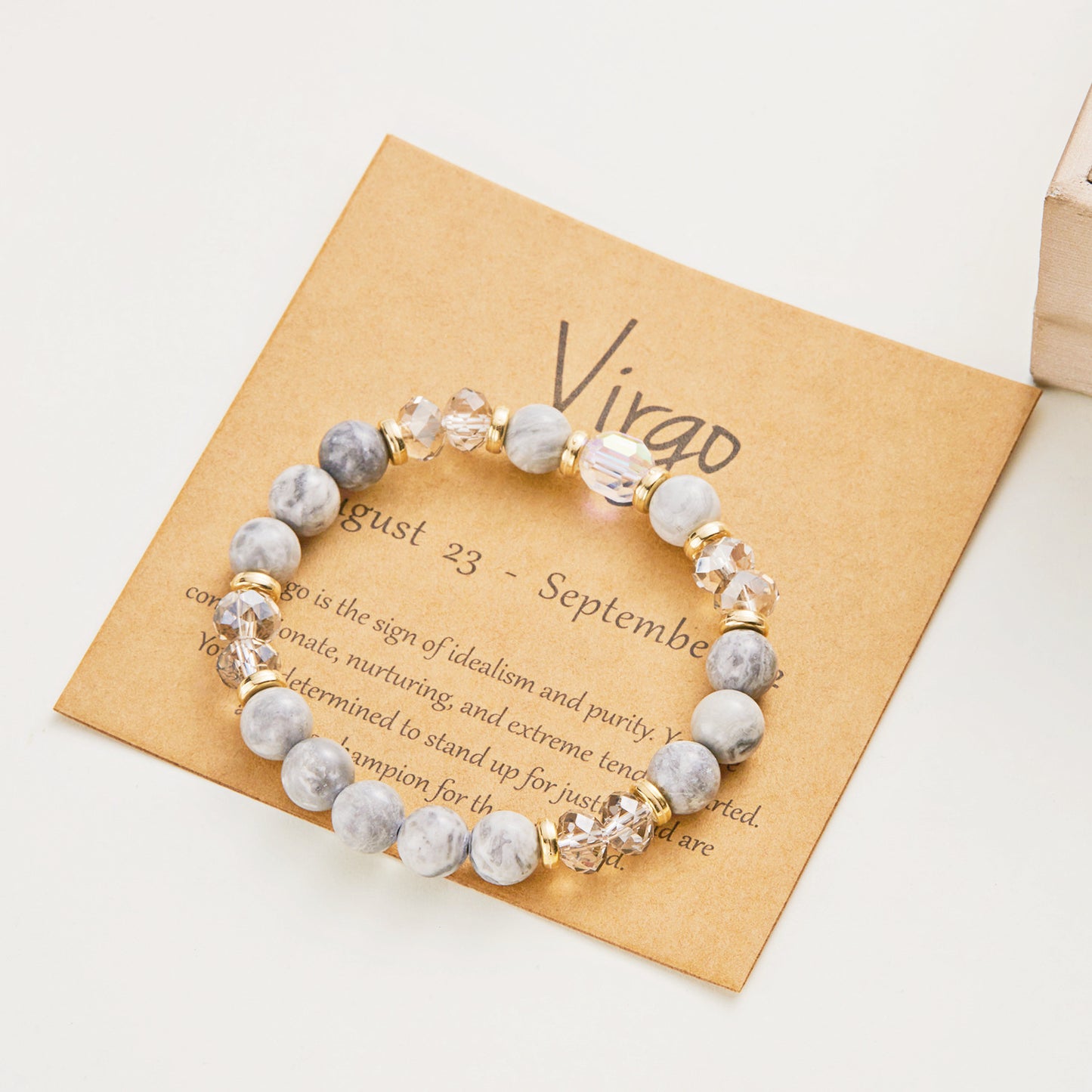 Ornament Twee Constellation Color Natural Stone Bracelets