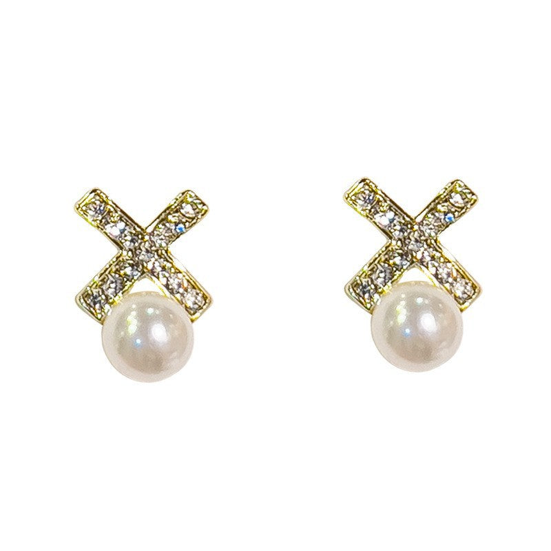 Women's Pearl Fashion High-grade Summer Ear Light Earrings