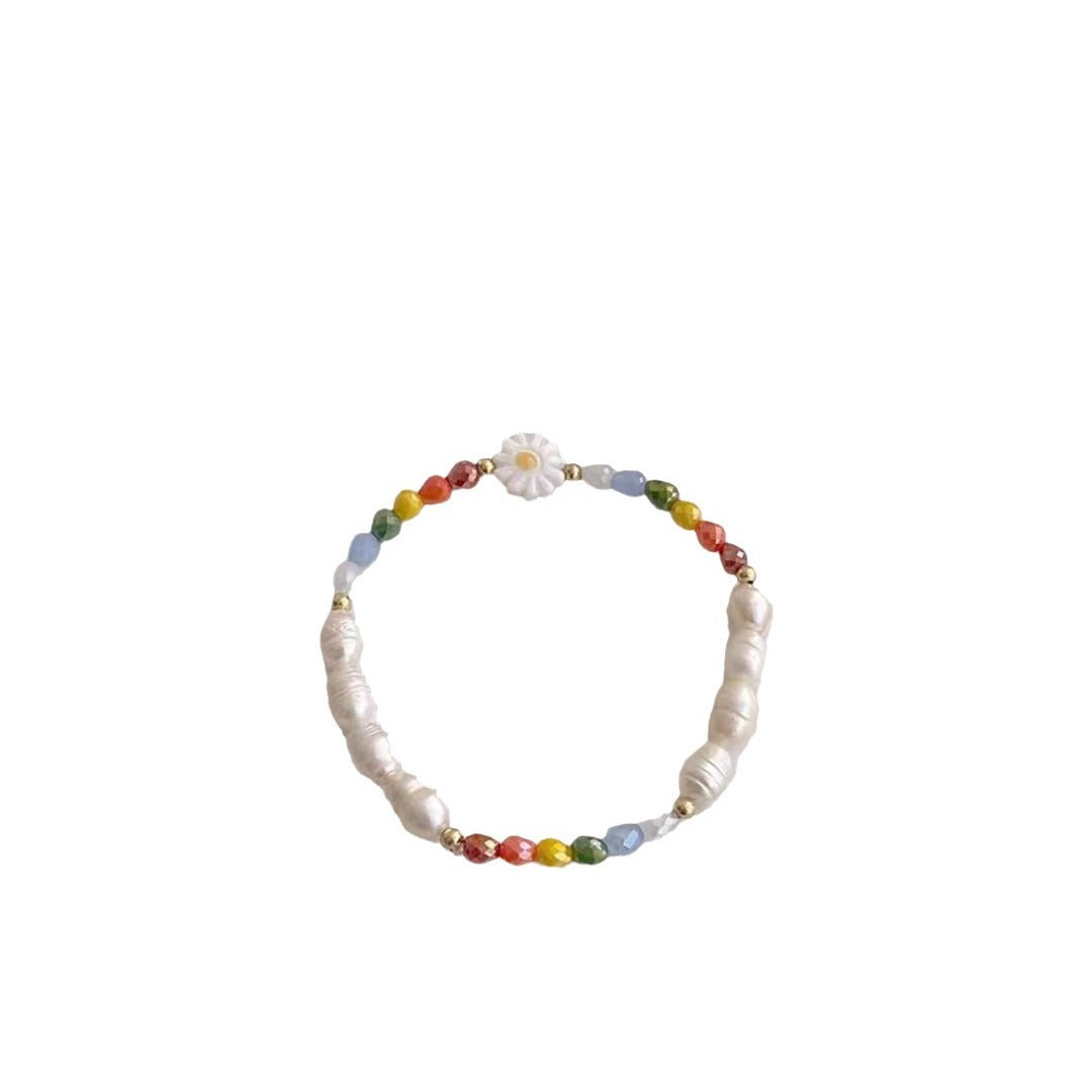 Daisy Colorful Beaded Dopamine Light Luxury Necklaces