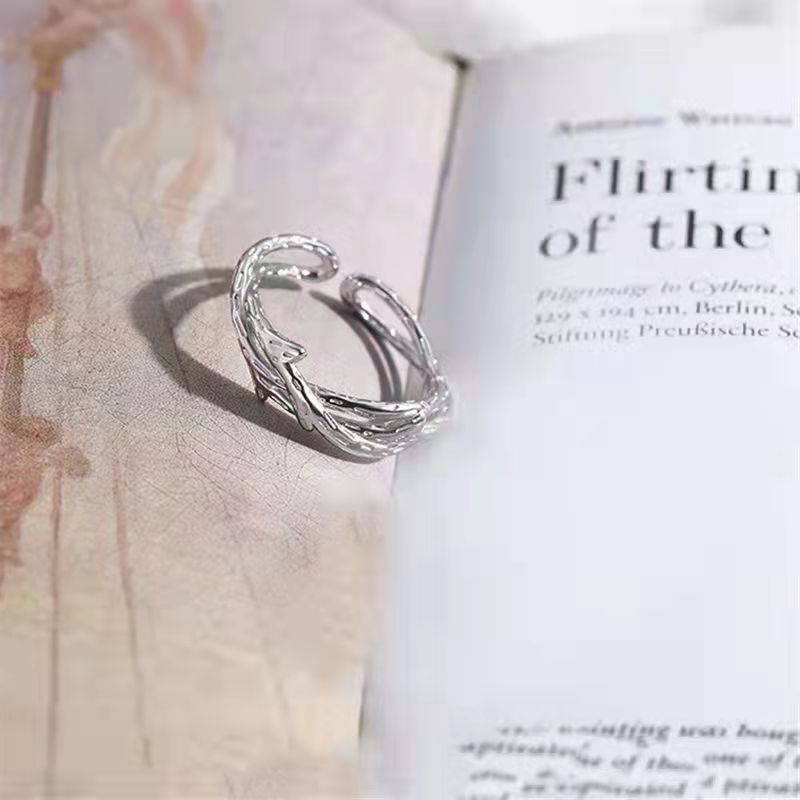 Thorn Rose Couple Wind Niche Open Rings