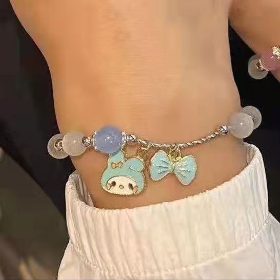 Melody Clow Cute Heart Simple Girlfriends Bracelet