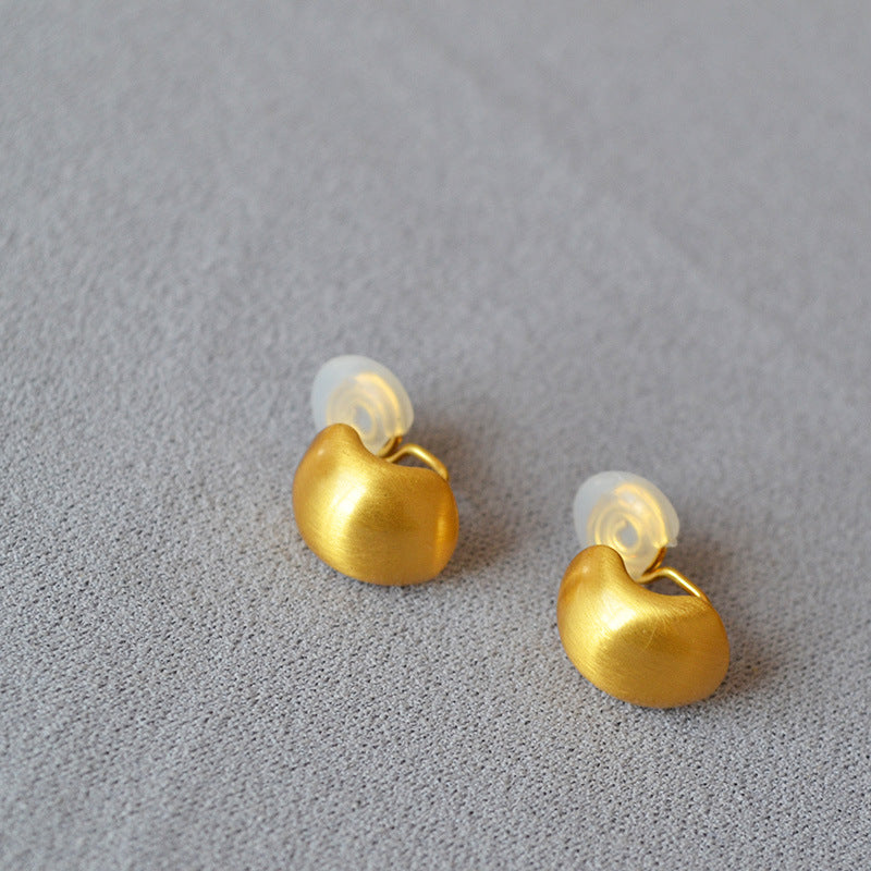 Style Niche Daily Simple Geometric Arc Earrings