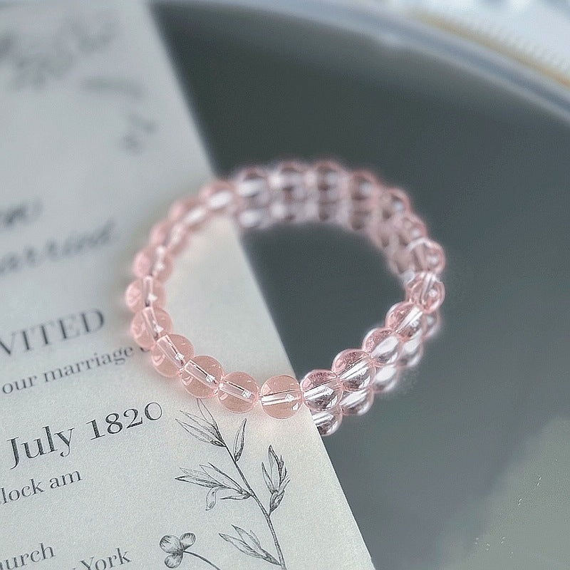 Purple Crystal Female Pliable Temperament Rosary Decompression Hand Bracelets