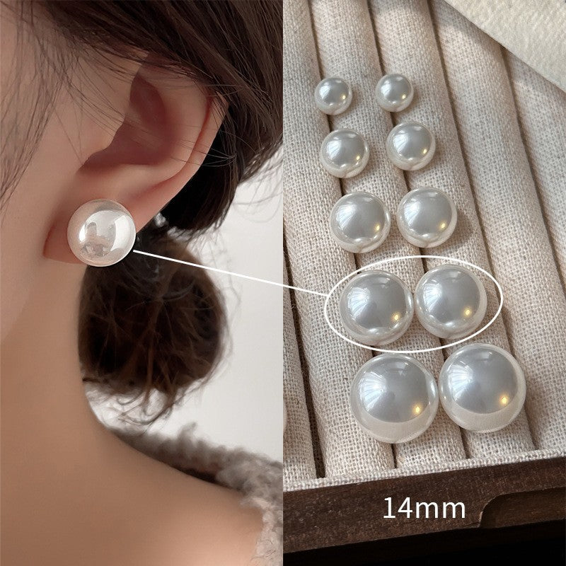 Women's Style High-grade Pearl For Sterling Sier Earrings