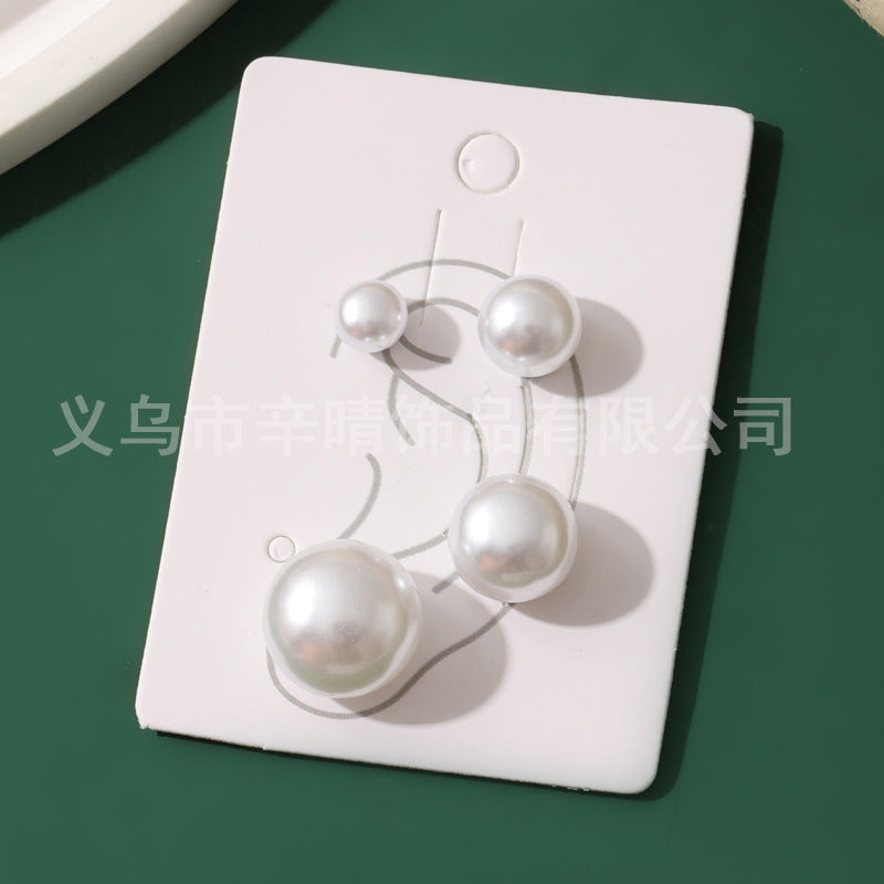Pearl High-grade Light Luxury Mosquito Coil Earrings
