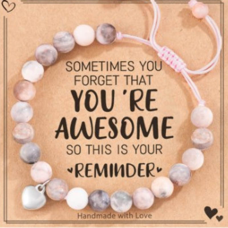 Heart Magnetic Powder Zebra Adjustable Hand Bracelets