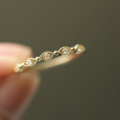 Design Style Pinky Sterling Sier Light Rings