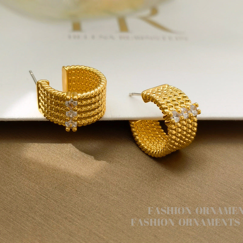 Back To Old Customers Retro Discount Niche Earrings