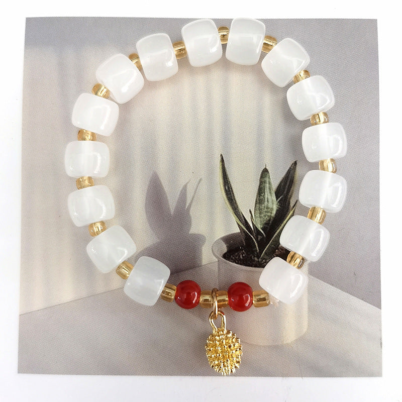 Women's Couple Safety Crystal Live Gift Girlfriends Bracelets