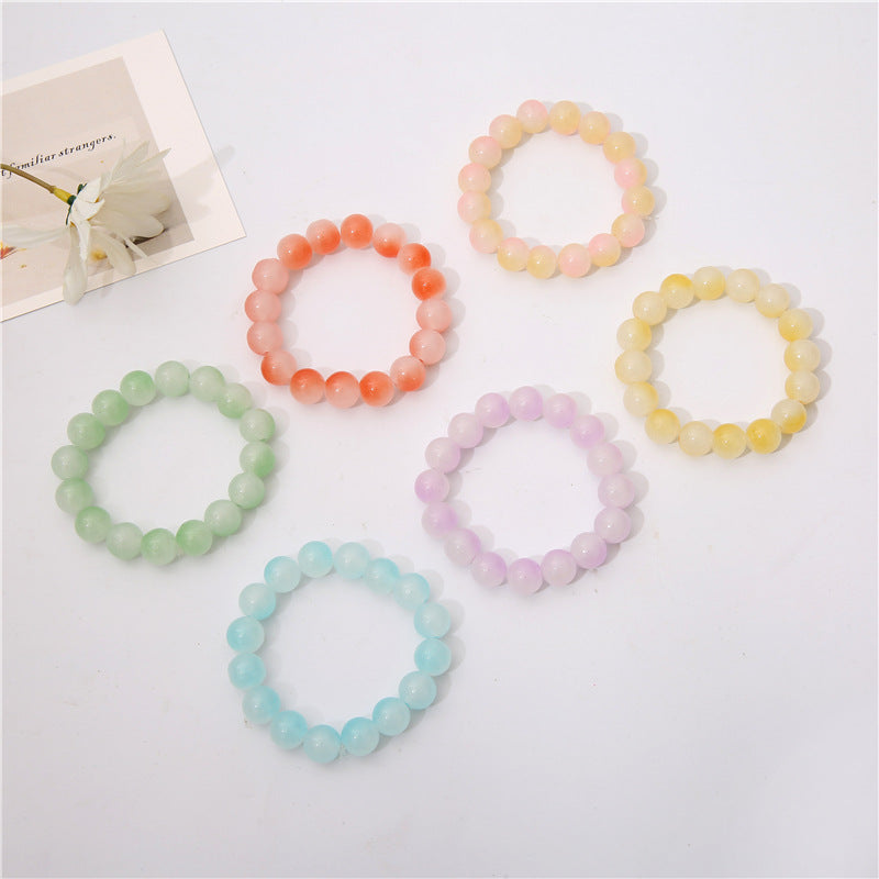 Ice Two-color Pliable Temperament Hand Toy Bracelets