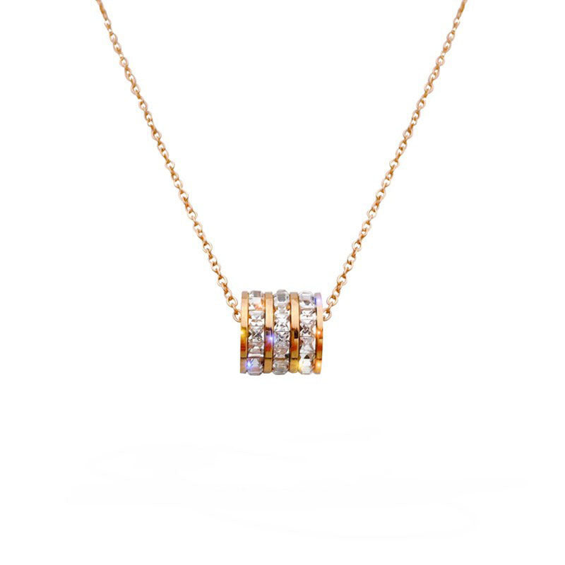 Women's Fading High-grade Light Luxury Cold Style Golden Necklaces