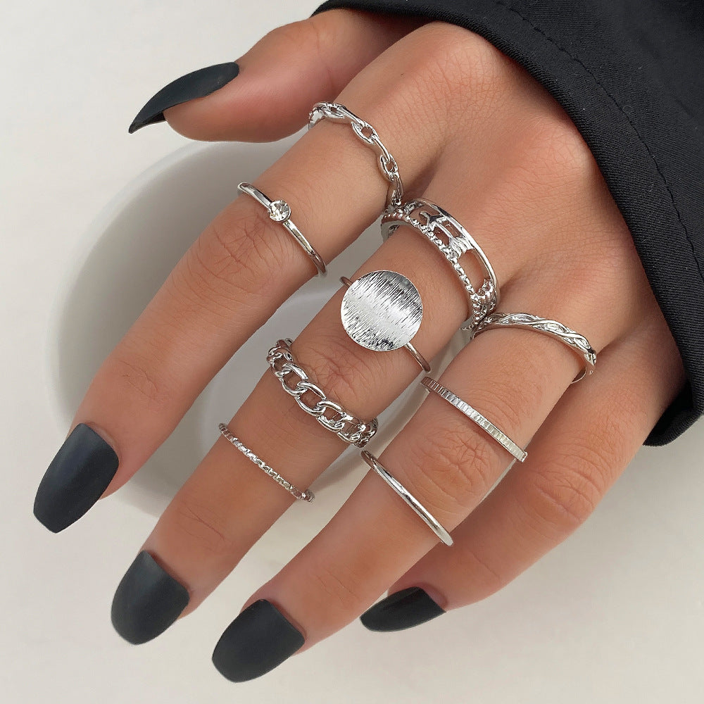 Joint Round Aircraft Twist With Diamond Suit Rings