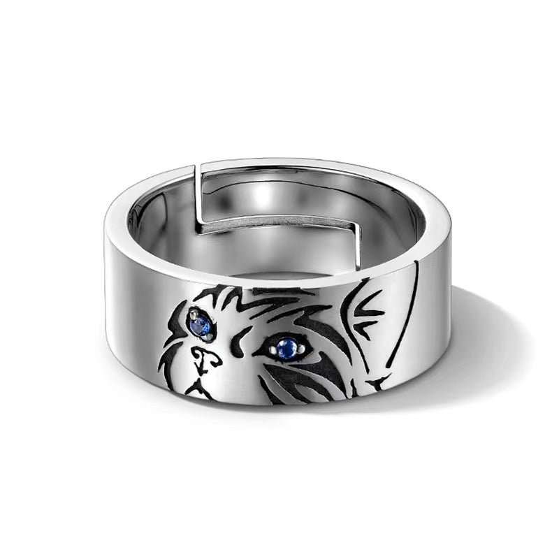 Men's Retro Simple Punk Hip Hop Disco Dancing Personality Rings