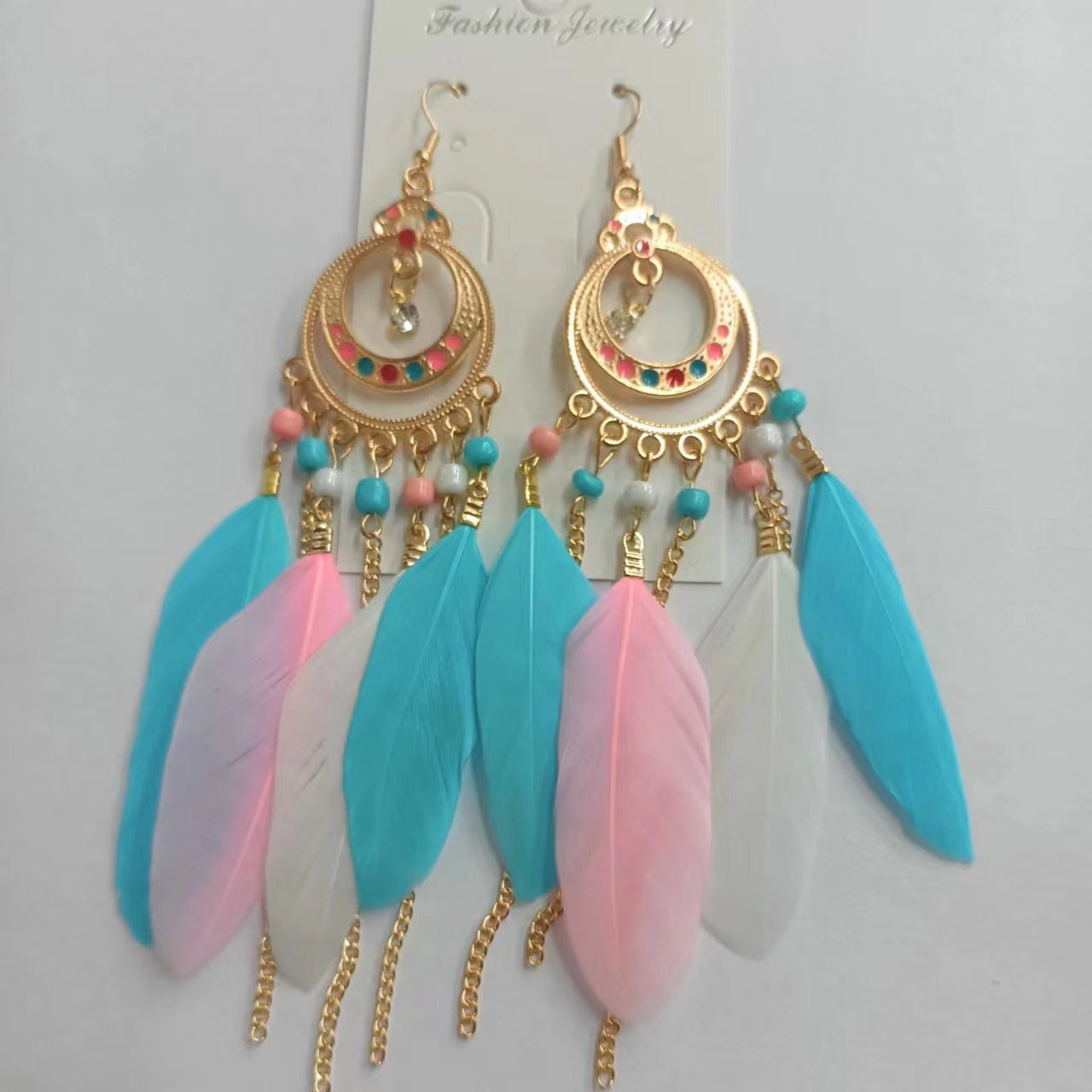 Feather Long Ethnic Style Jewelry Your Earrings
