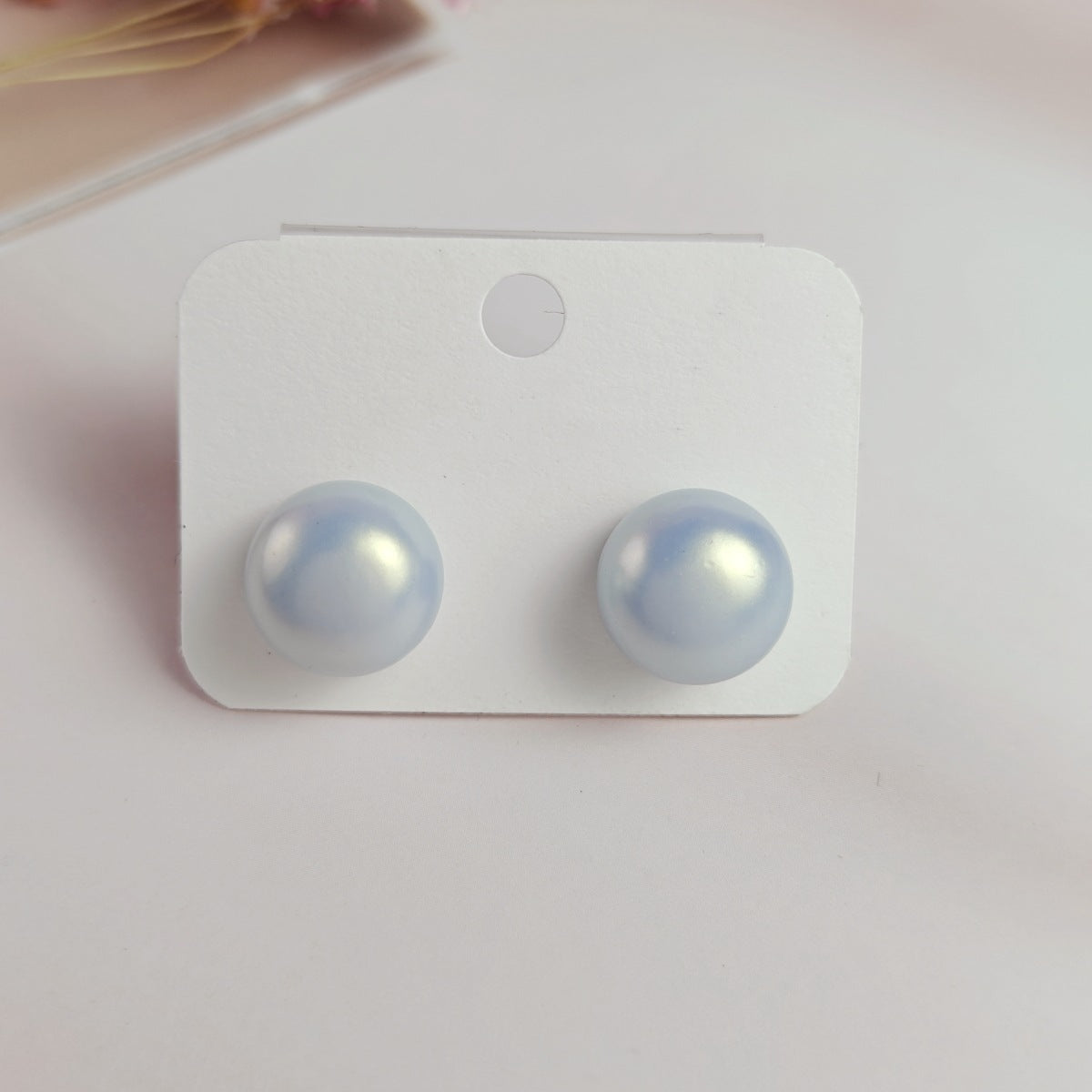 Women's Pearl White Champagne Vintage Steamed Bread Earrings