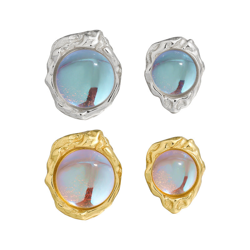 Women's Irregular Chinese Style National Light Luxury Earrings