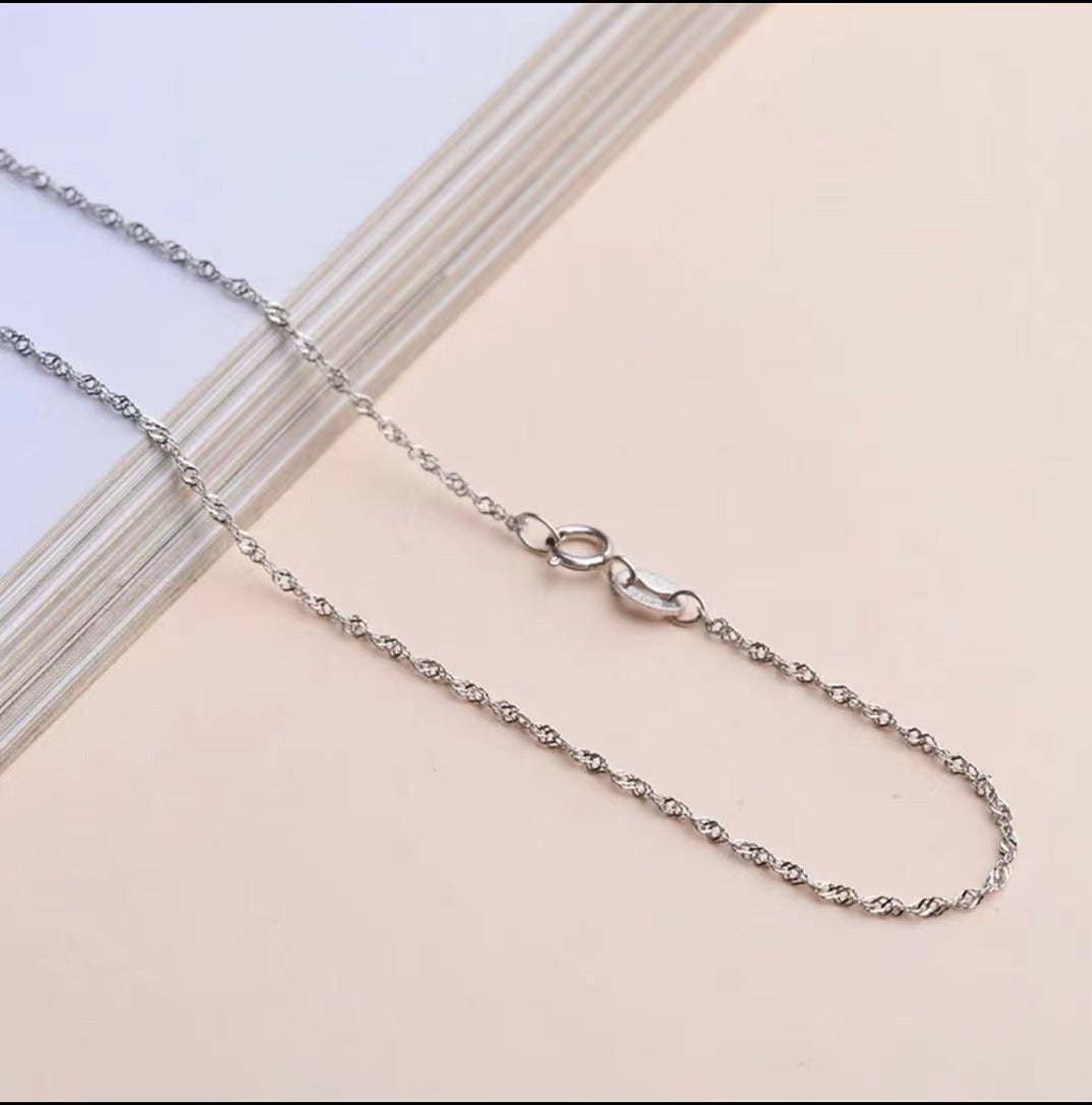 Sier Box Chain Ingot Melon Seeds Starry Necklaces