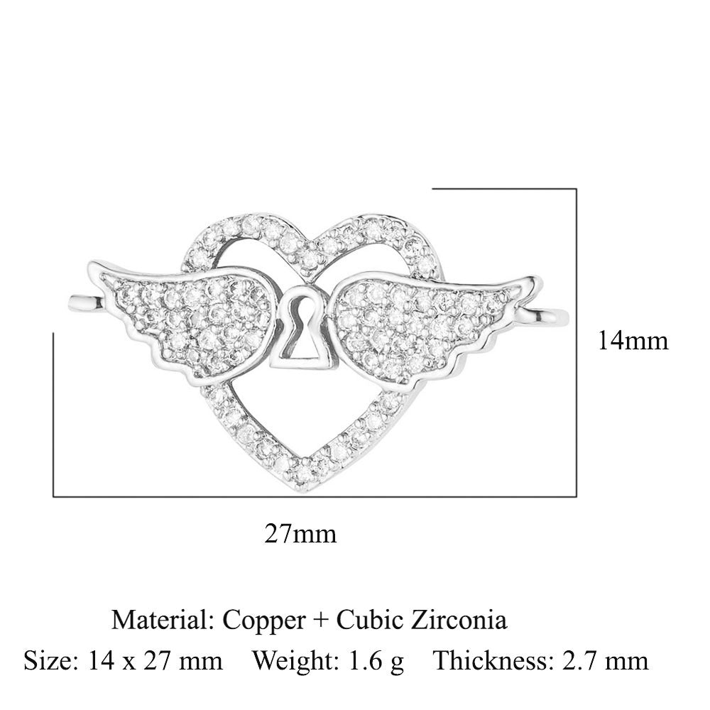 Copper Zircon Ornament Accessories Dripping Oil Pendants