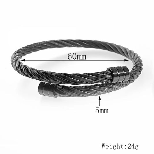 Steel Wire Open Elastic Ornament Small Bracelets